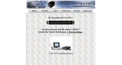 Desktop Screenshot of mini-car-pc.de