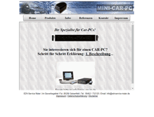 Tablet Screenshot of mini-car-pc.de